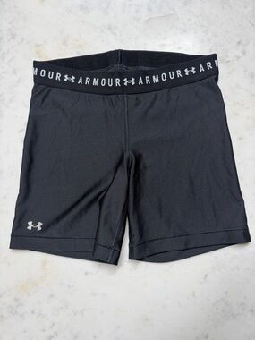Under Armour Black Performance Compression Shorts with Branded Waistband